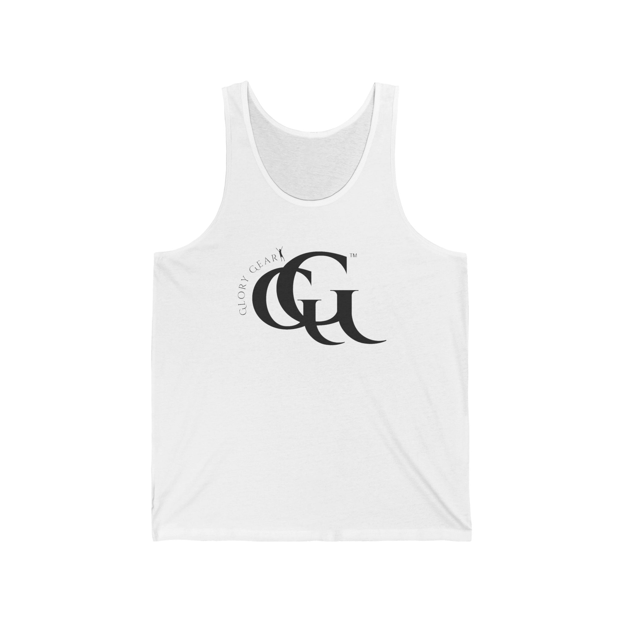 Collection of Glory Gear Unisex Jersey Tank Top - Cool Casual Wear with Stylish Logo in a gallery layout