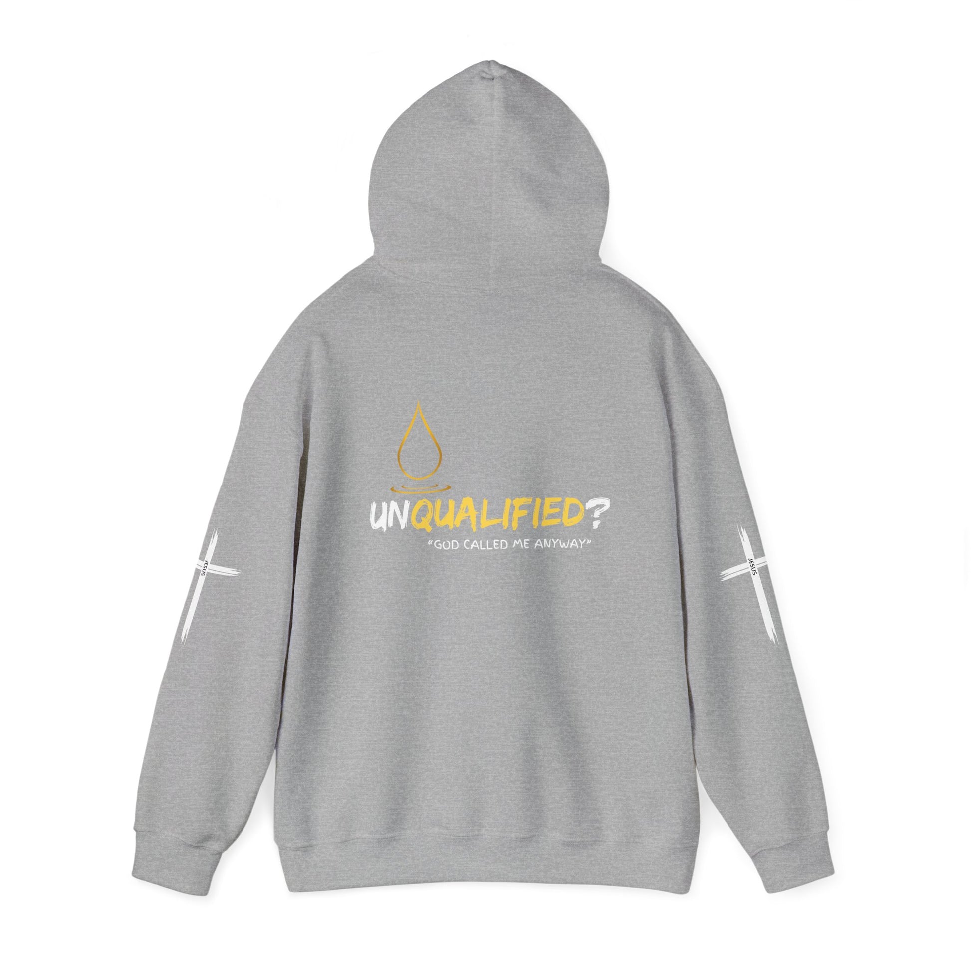 Unisex Hoodie: Unqualified? God Called Me Anyway - Faith-Inspired Apparel