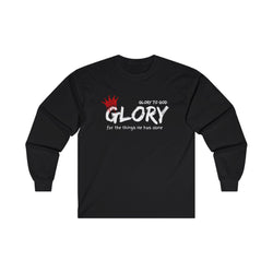 Collection of Unisex Long Sleeve Tee - 'Glory' To God - Comfortable & Stylish Apparel for All Occasions in a gallery layout