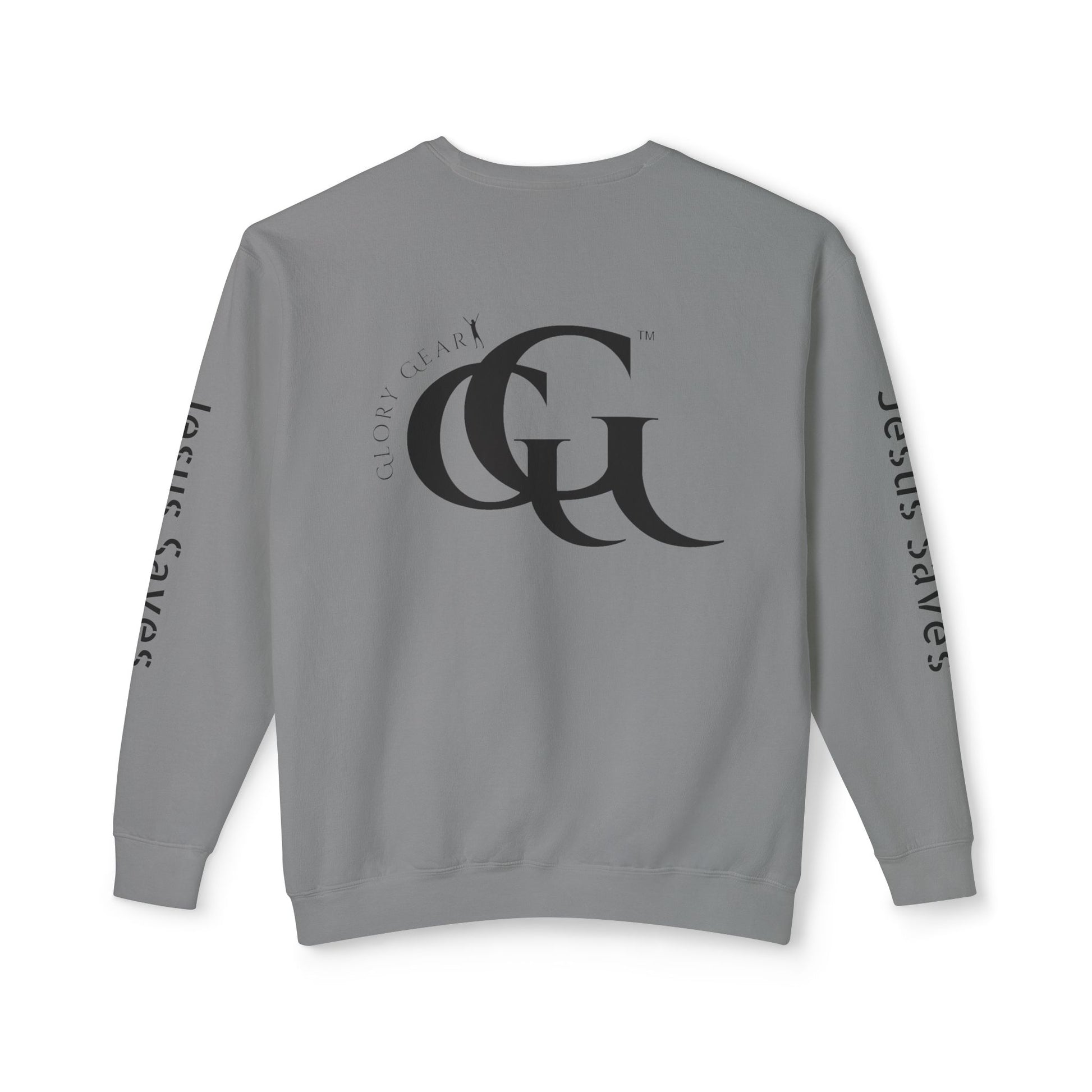 Inspirational Unisex Crewneck Sweatshirt - Glory Gear 'Jesus Saves' Design