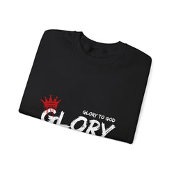 Collection of Glory to God for the Things He Has Done - Unisex Crewneck Sweatshirt in a gallery layout