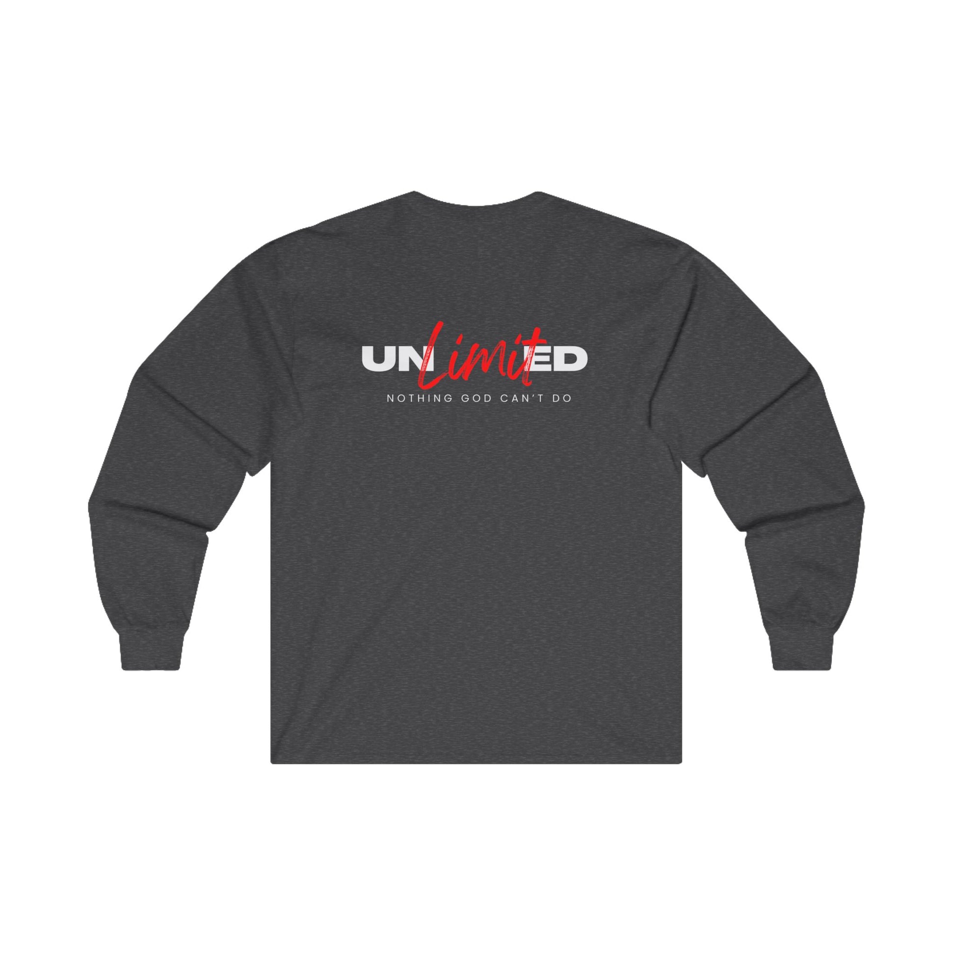 "Unlimited: Nothing God Can't Do" - Unisex Ultra Cotton Long Sleeve Tee