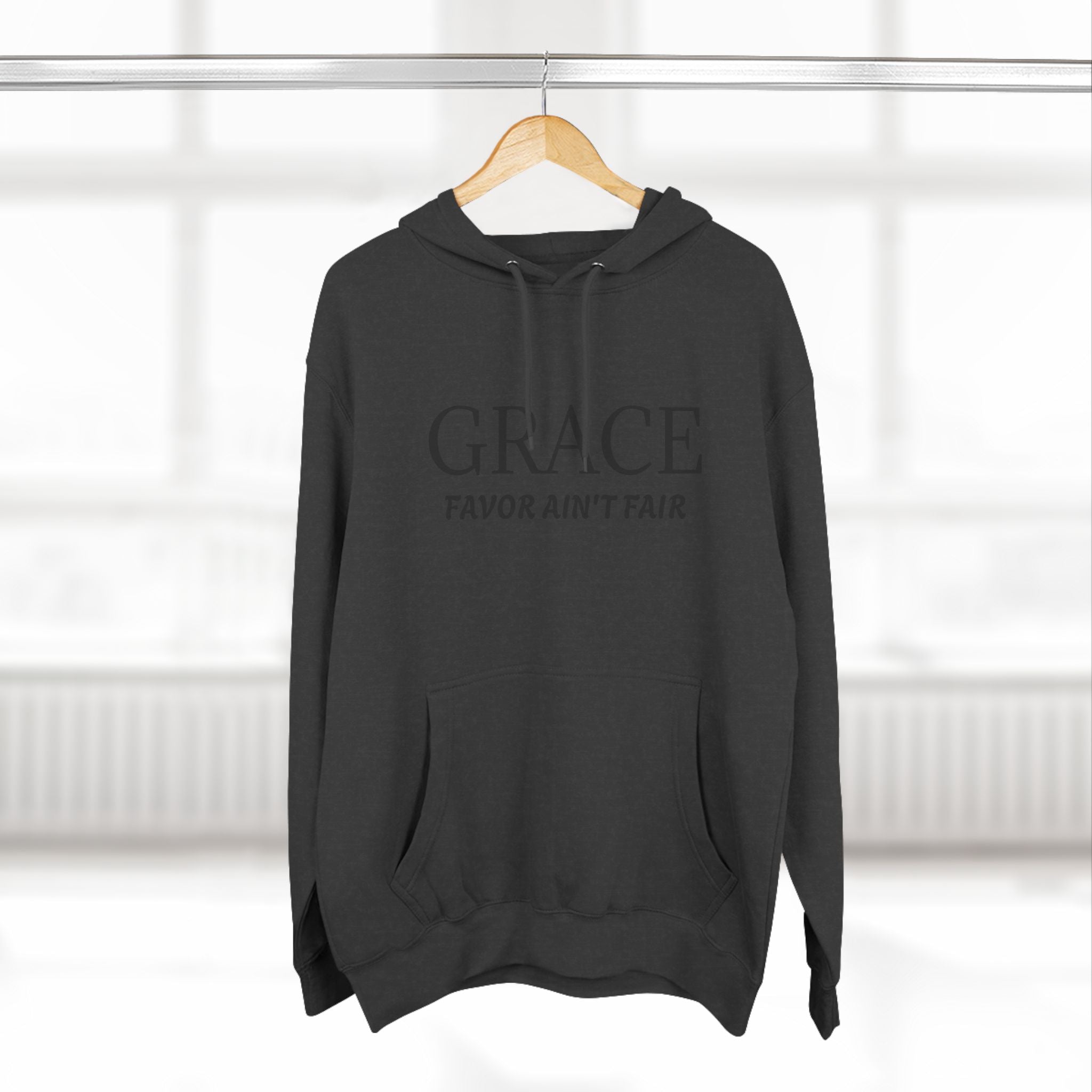 Collection of Grace Favor Ain't Fair Hoodie - Cozy Inspirational Fleece in a gallery layout