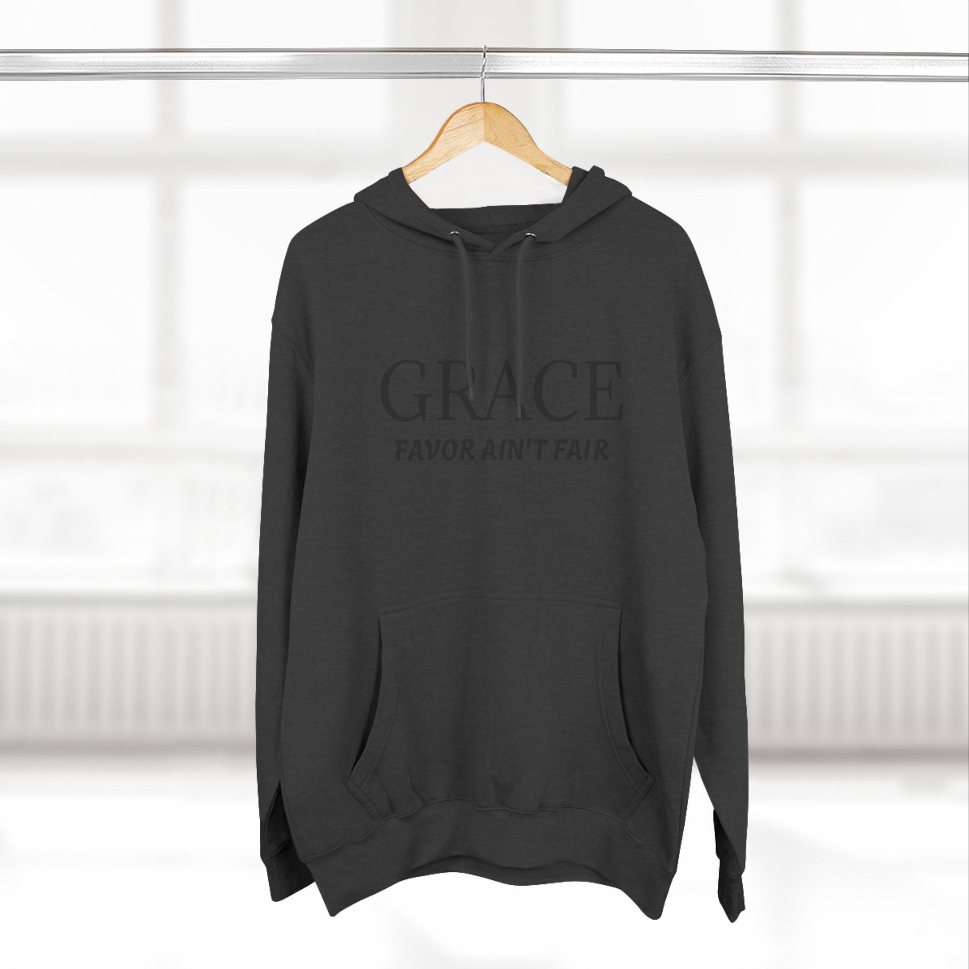 Grace Favor Ain't Fair Hoodie - Cozy Inspirational Fleece