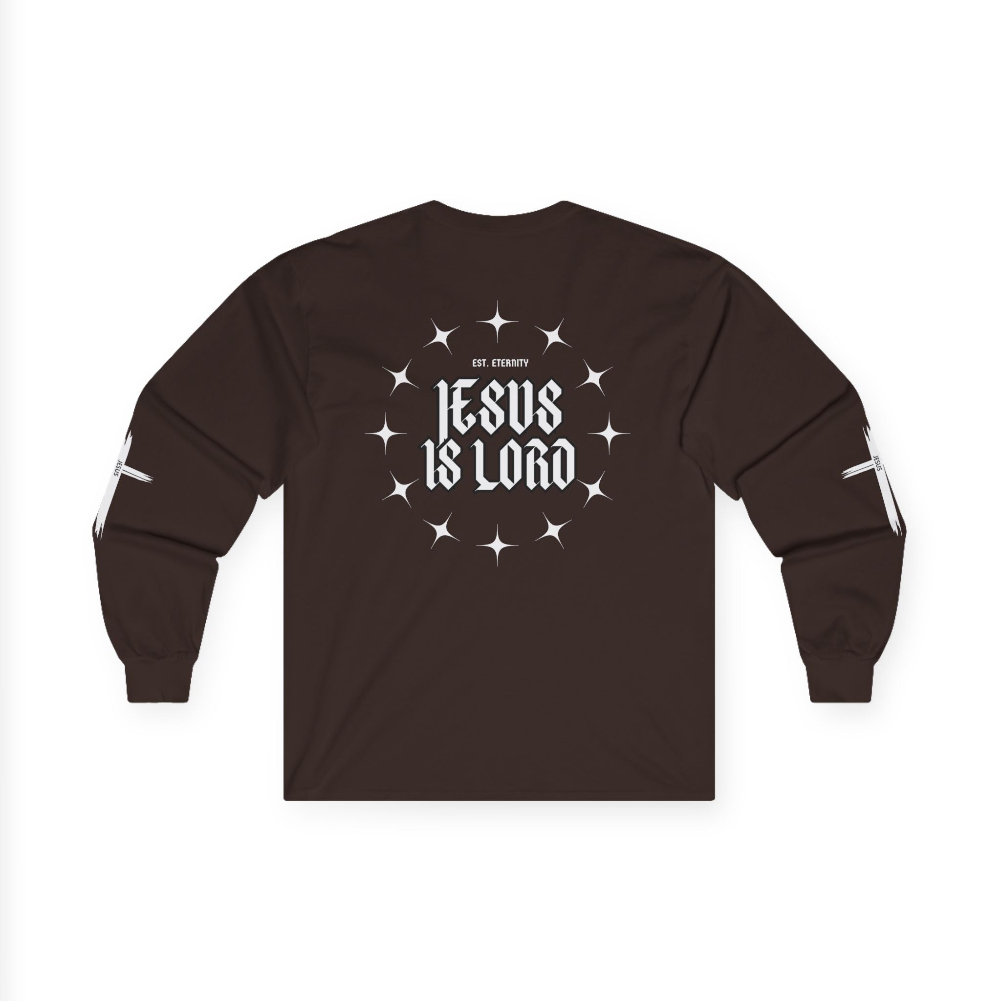 Collection of Faith-Inspired Unisex Long Sleeve Tee - 'Jesus is Lord' Design in a gallery layout