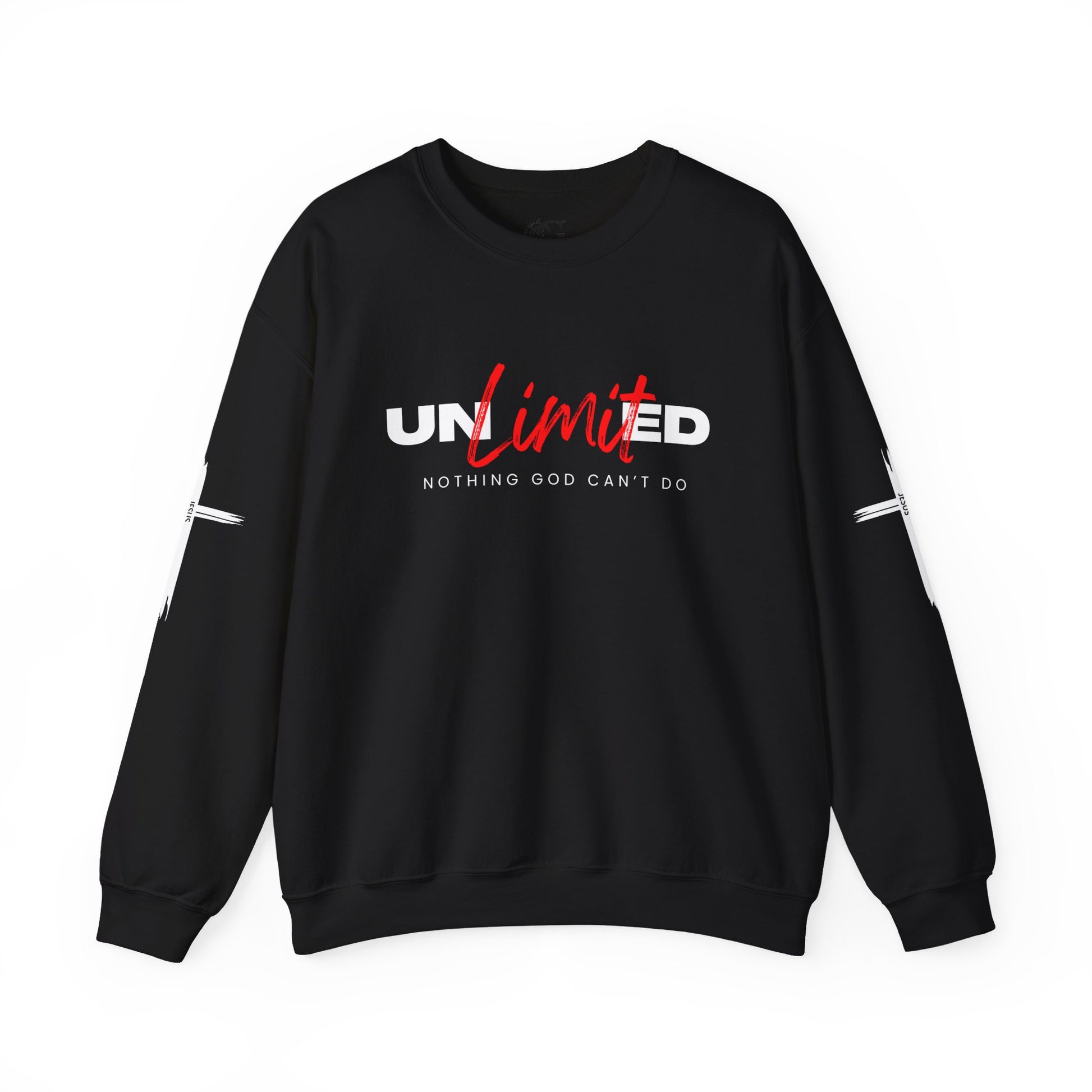 Unlimited "Nothing God Can't Do" Crewneck Sweatshirt - Motivational Everyday Wear