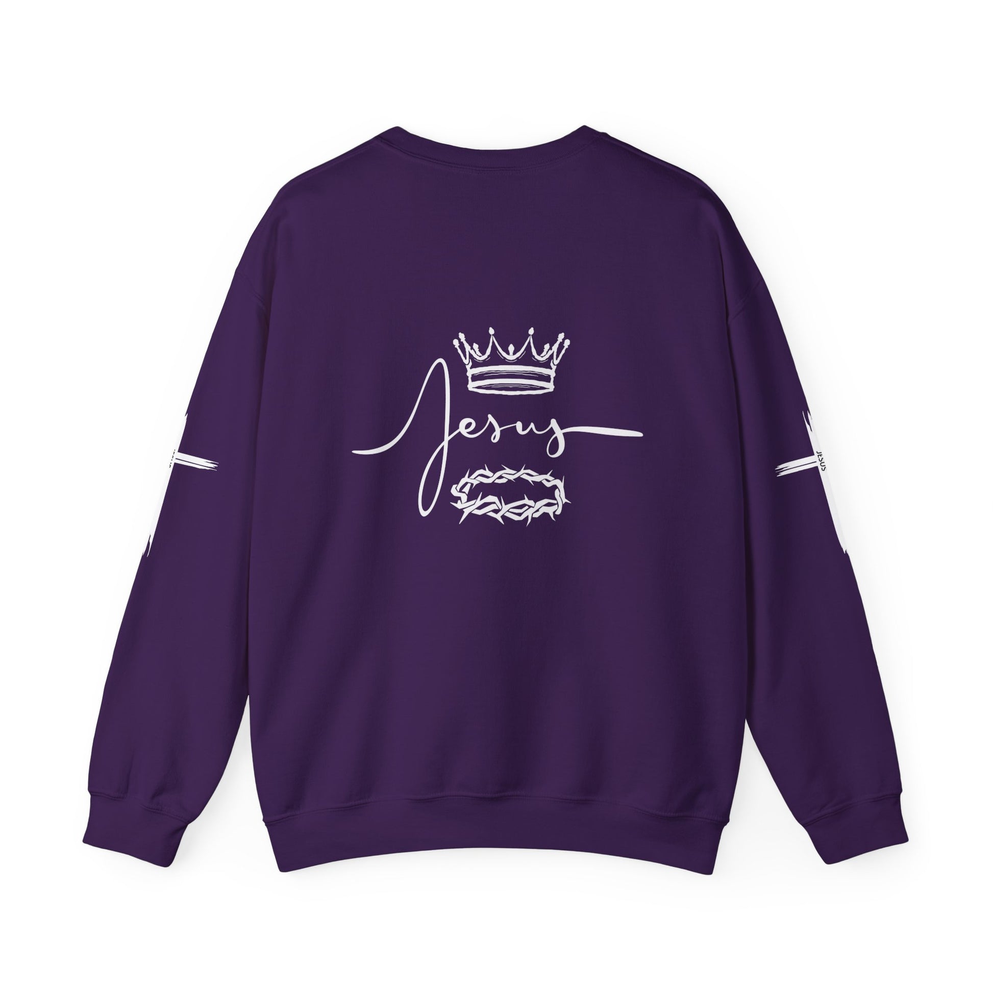 Jesus Crown & Thorns Unisex Crewneck Sweatshirt