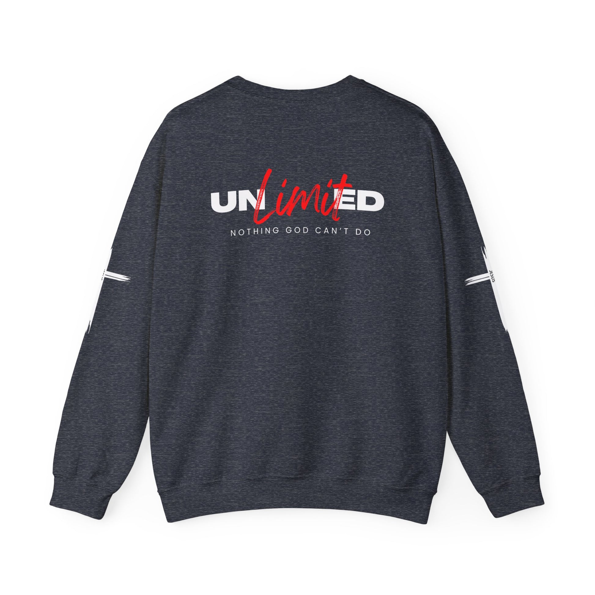 Unlimited "Nothing God Can't Do" Crewneck Sweatshirt - Motivational Everyday Wear