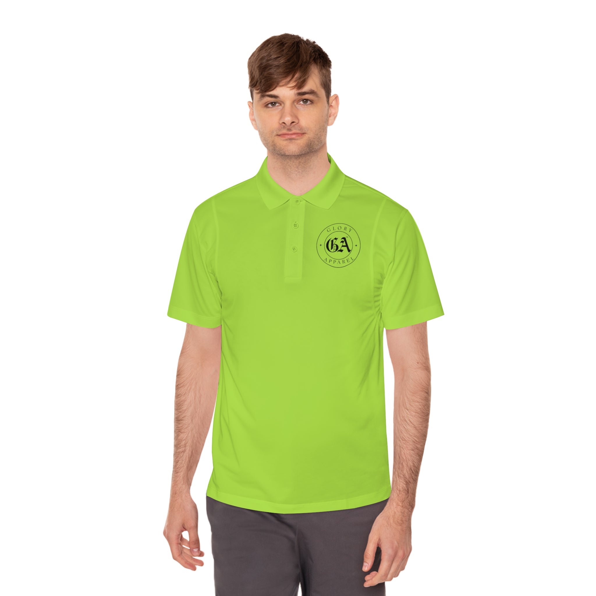 Collection of Glory Apparel Premium Men's Sport Polo Shirt - Comfortable Performance Wear for Active Lifestyles in a gallery layout