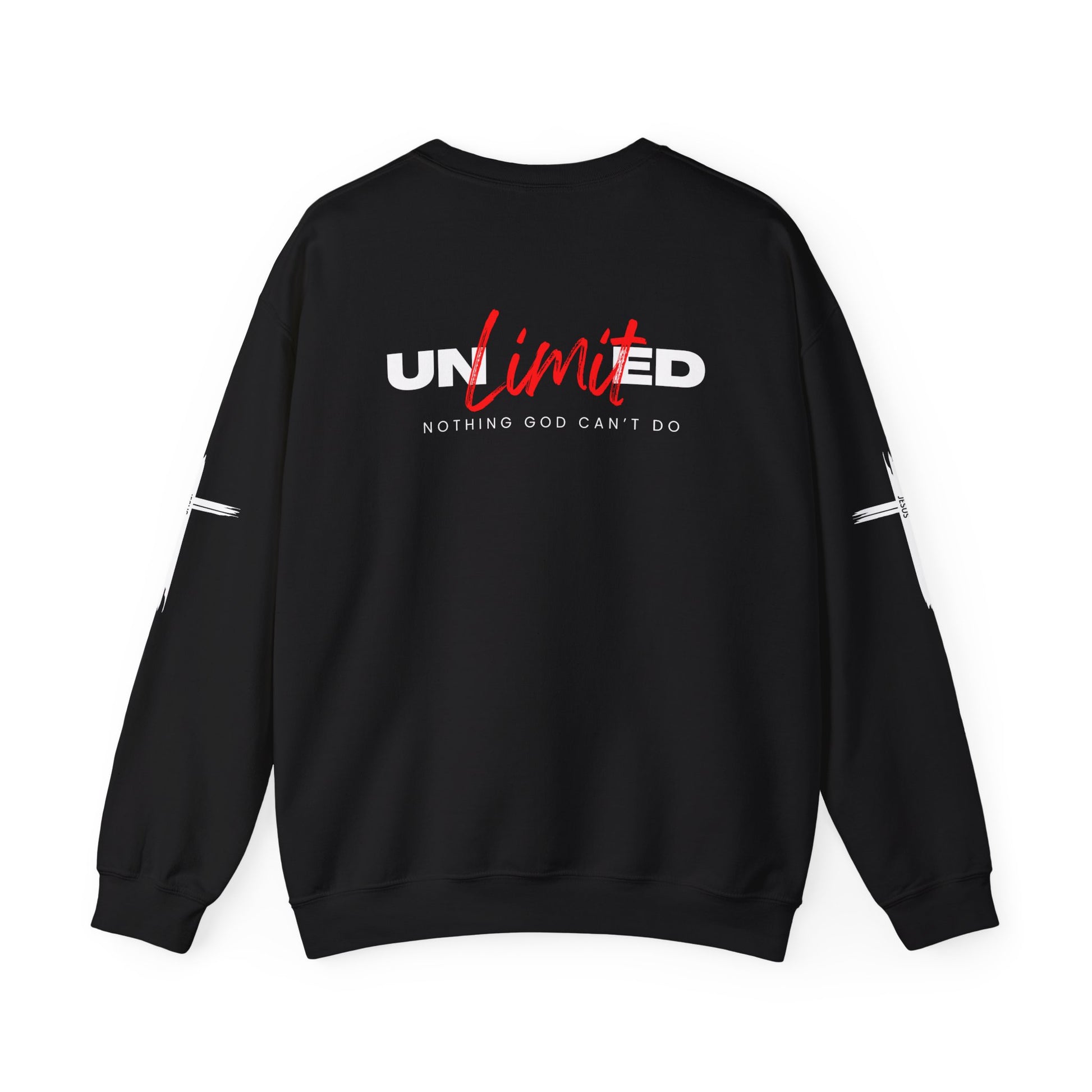 Unlimited "Nothing God Can't Do" Crewneck Sweatshirt - Motivational Everyday Wear