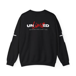 Collection of Unlimited "Nothing God Can't Do" Crewneck Sweatshirt - Motivational Everyday Wear in a gallery layout