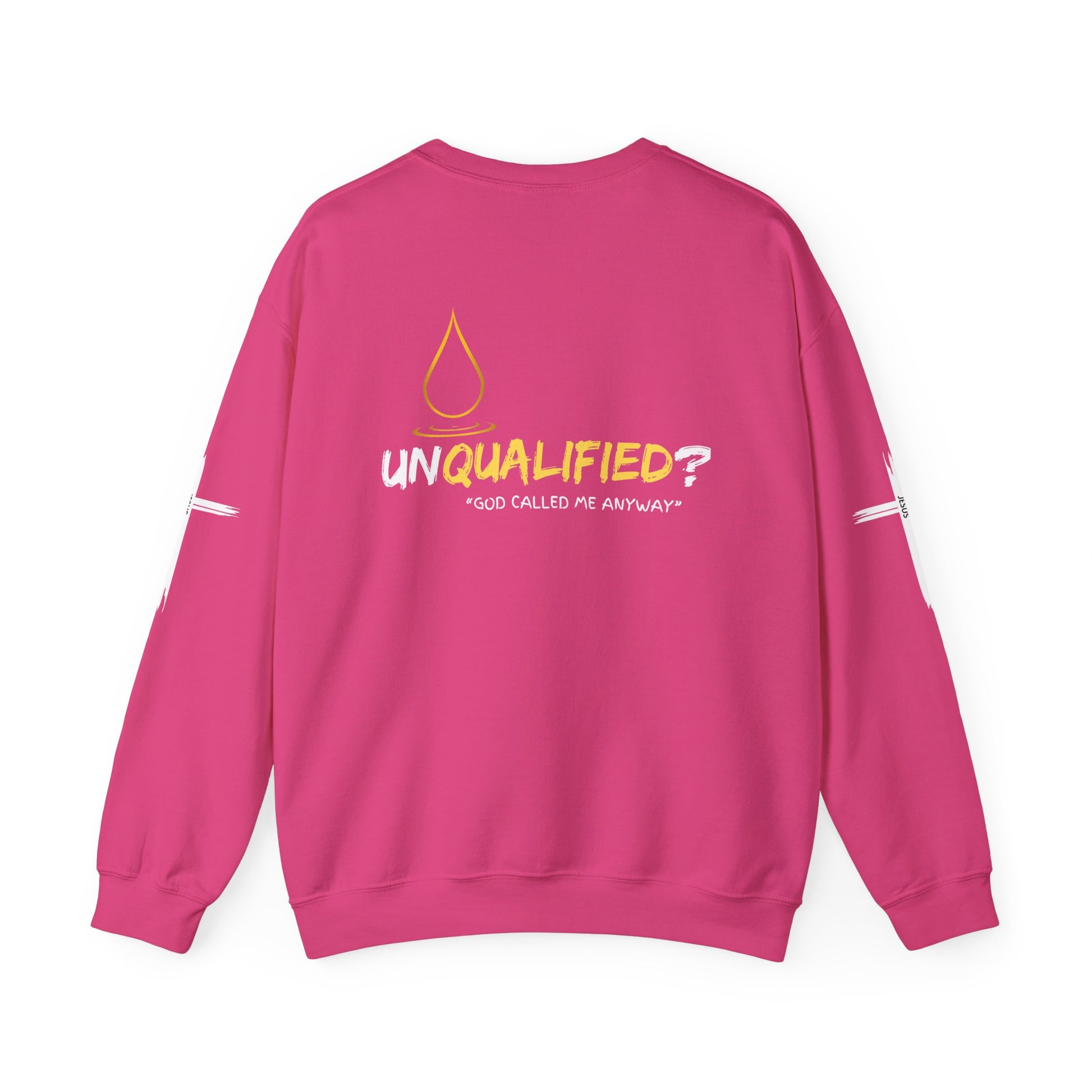 QUALIFIED "God Called Me Anyway" Unisex Crewneck Sweatshirt - Cozy Motivational Apparel