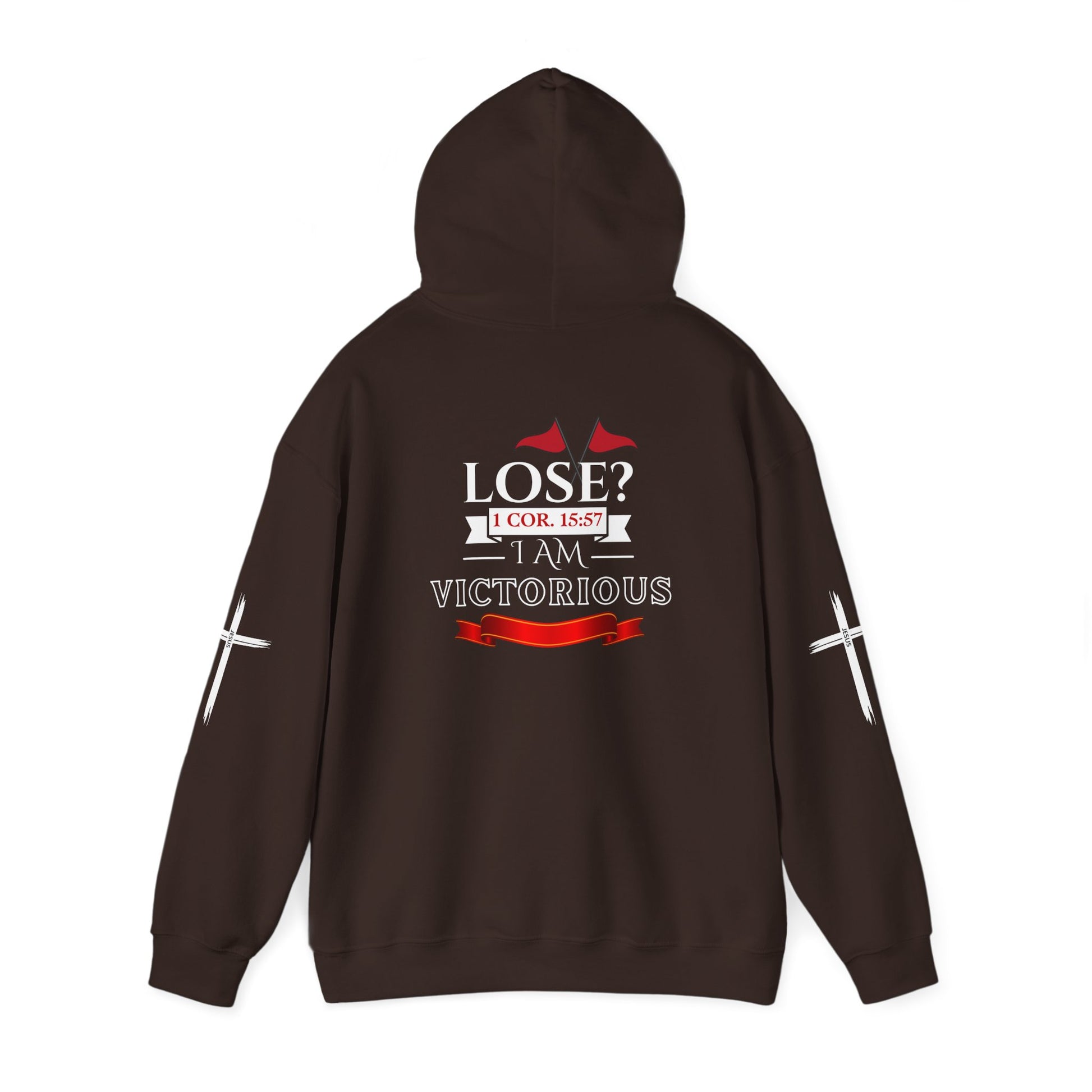 Victorious Faith Hooded Sweatshirt - Inspirational Christian Apparel