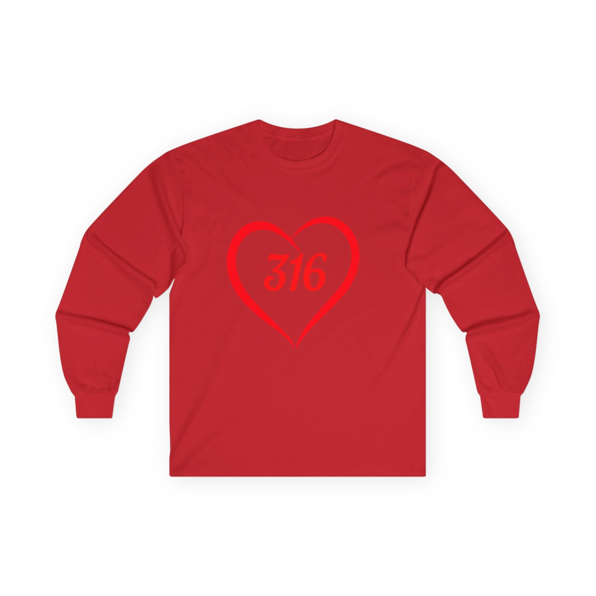 Heart 316 Unisex Ultra Cotton Long Sleeve Tee - Perfect Gift for Faith & Love Events