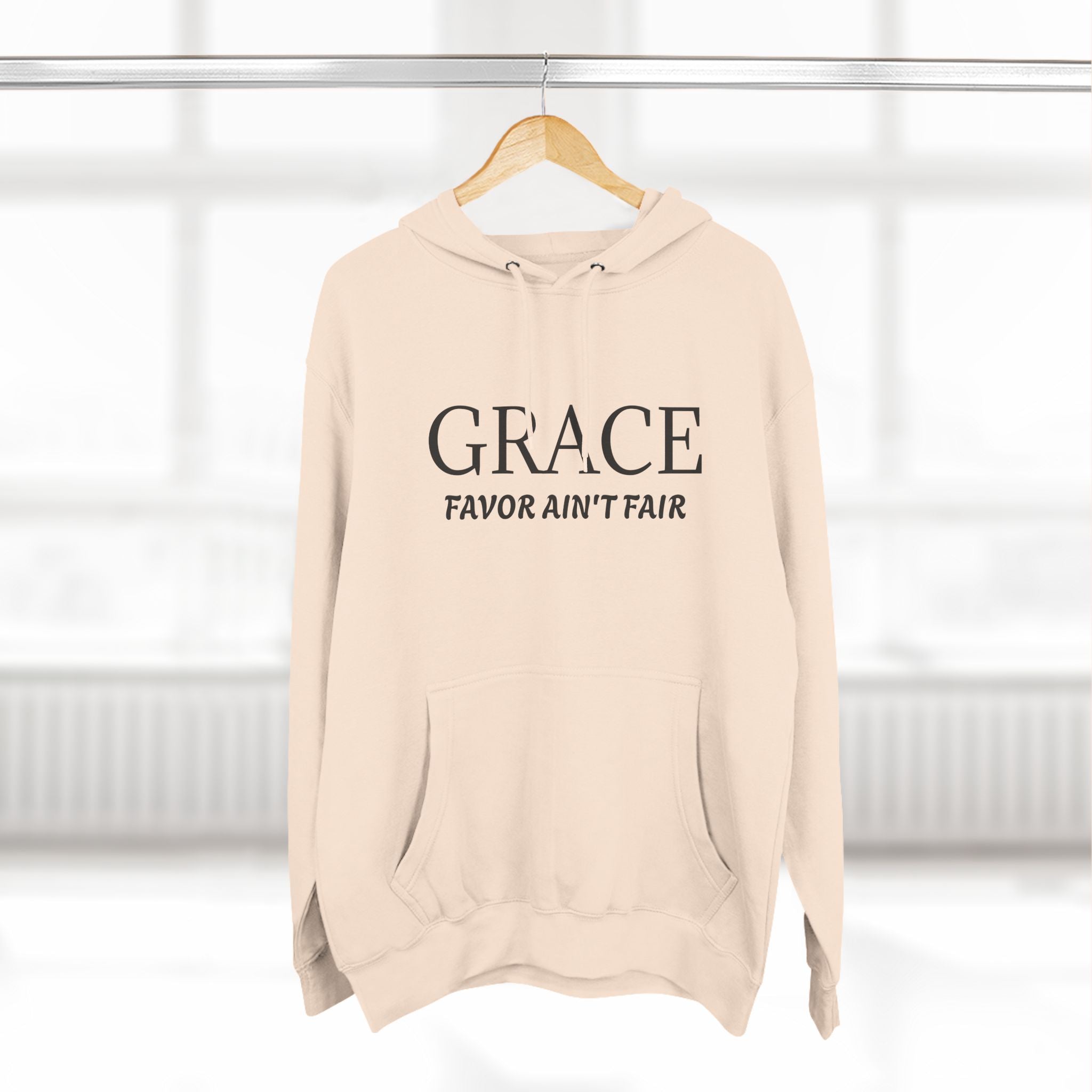 Collection of Grace Favor Ain't Fair Hoodie - Cozy Inspirational Fleece in a gallery layout